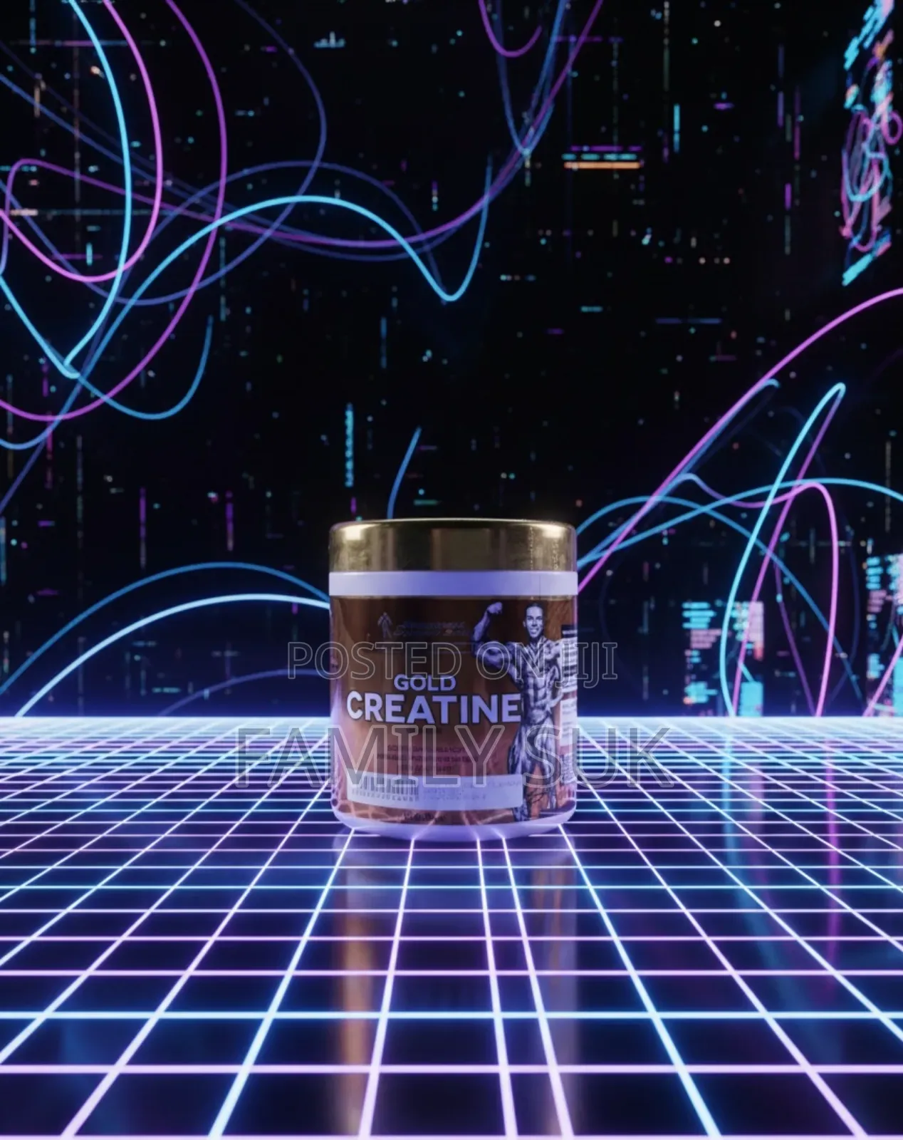 Gold Creatine: Build Muscle Faster.