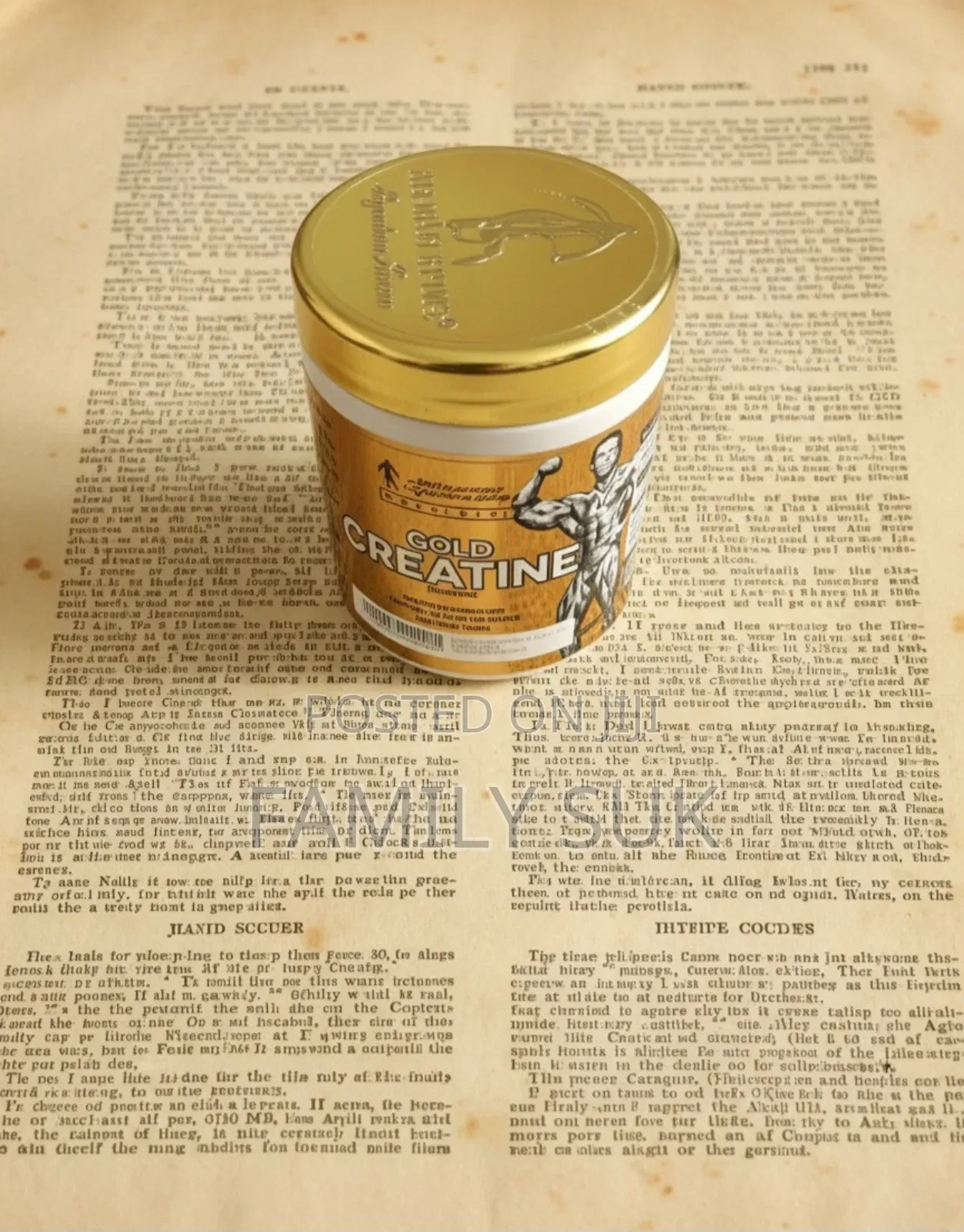 Gold Creatine: For Explosive Lifts.