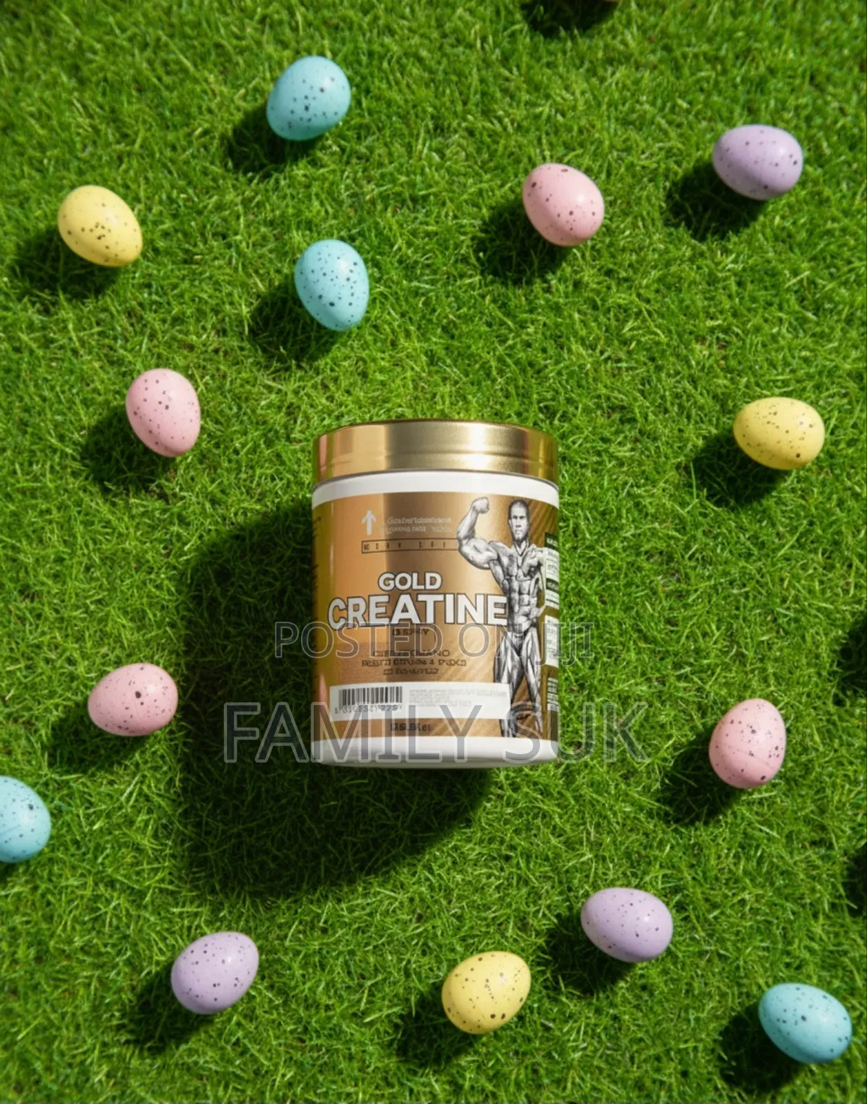 Gold Creatine: Advanced Strength Matrix.