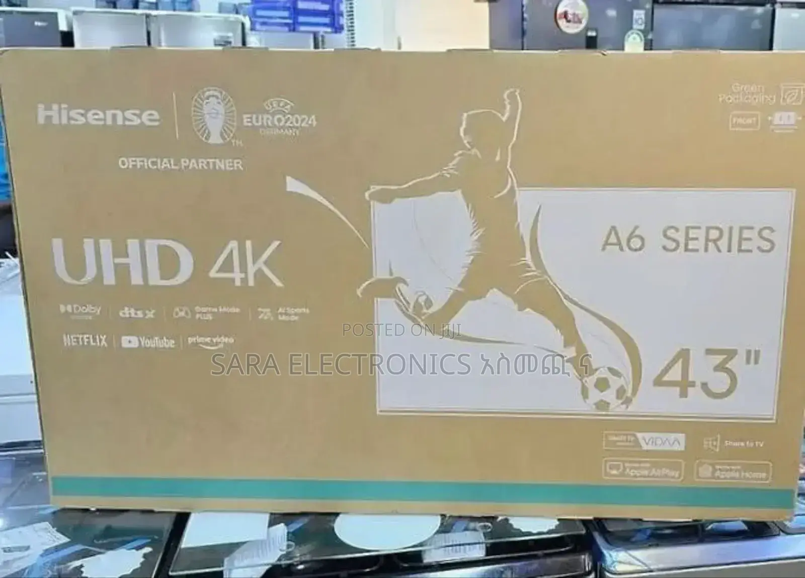 **Hisence 43" Uhd Tv >>New Model >>Free Delivery 5year Warranty