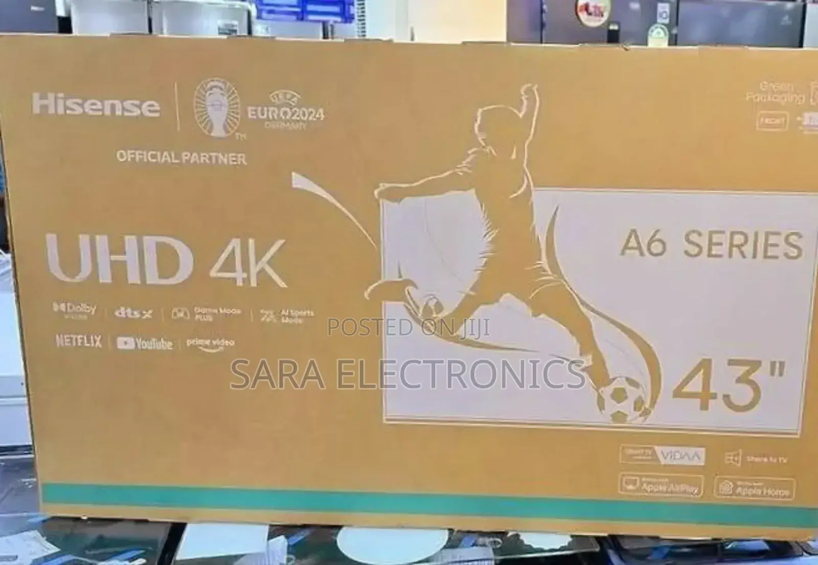 **Hisence 43" Uhd Tv >>New Model >>Free Delivery 5year Warranty