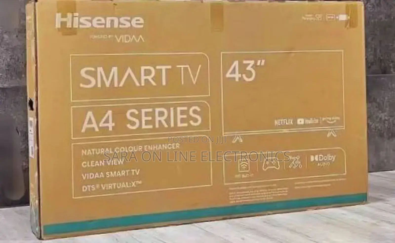 ♤♤Hisence 43" Uhd Tv (New Model) Free Delivery