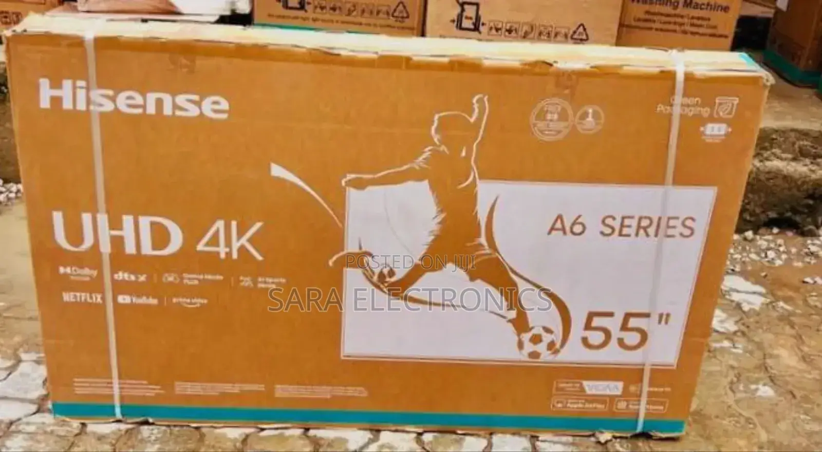 ●●Hisence 55" Uhd Tv New Model ◇10year Warranty ◇Free Delivery