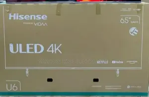 Hisence 65" Uled Tv Free Delivery ♤♤ 10year Warranty