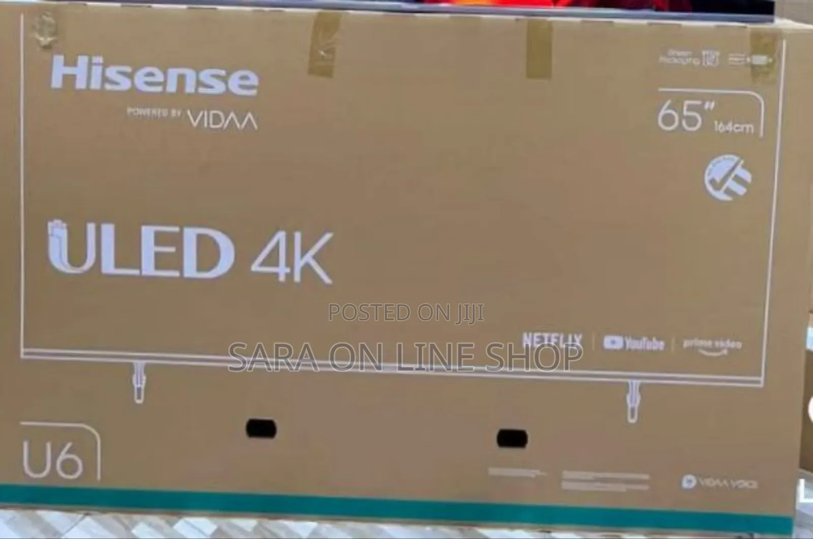 Hisence 65" Uled Tv Free Delivery ♤♤ 10year Warranty