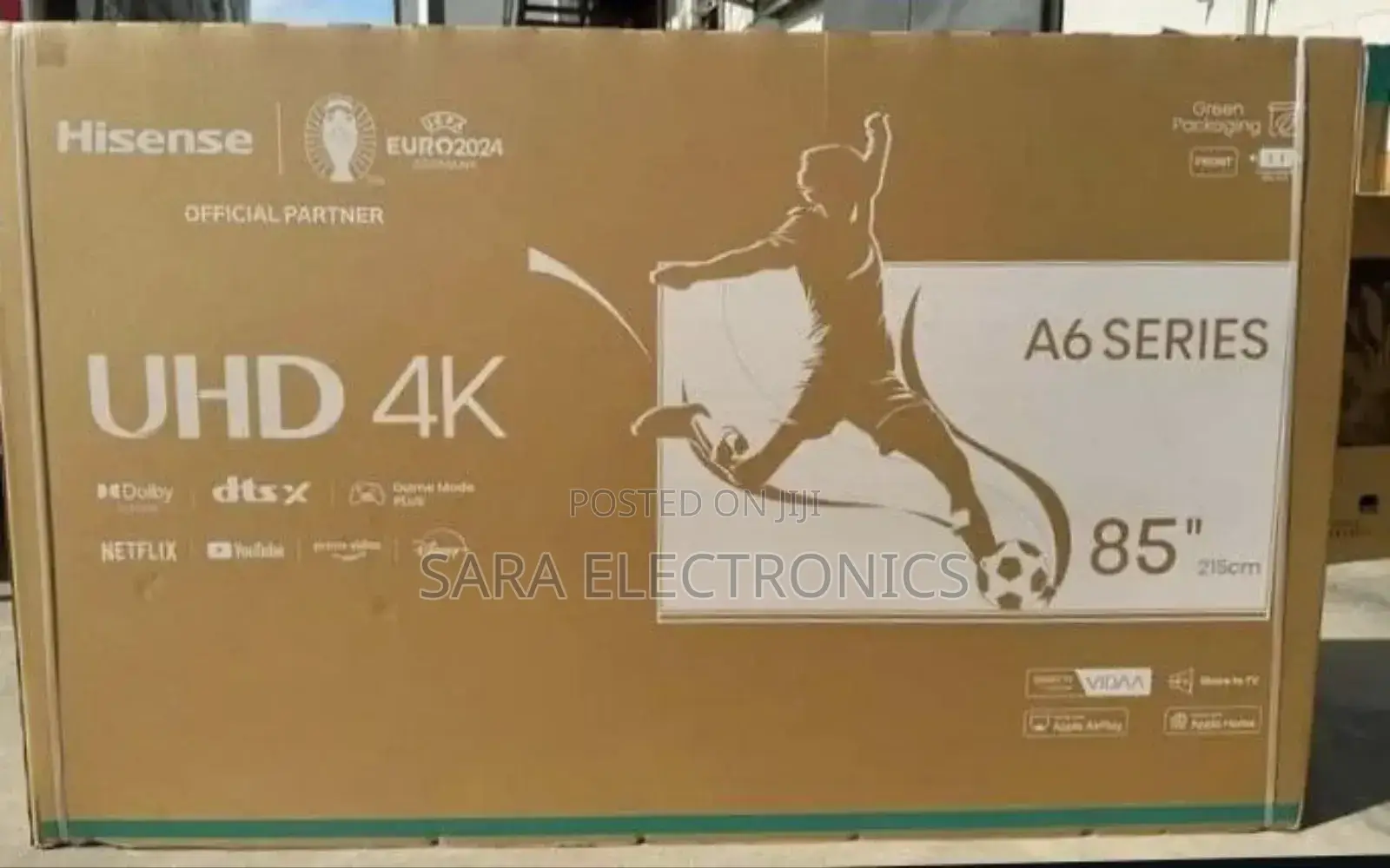 Hisence 85" A6 Series Tv New Model Free Delivery