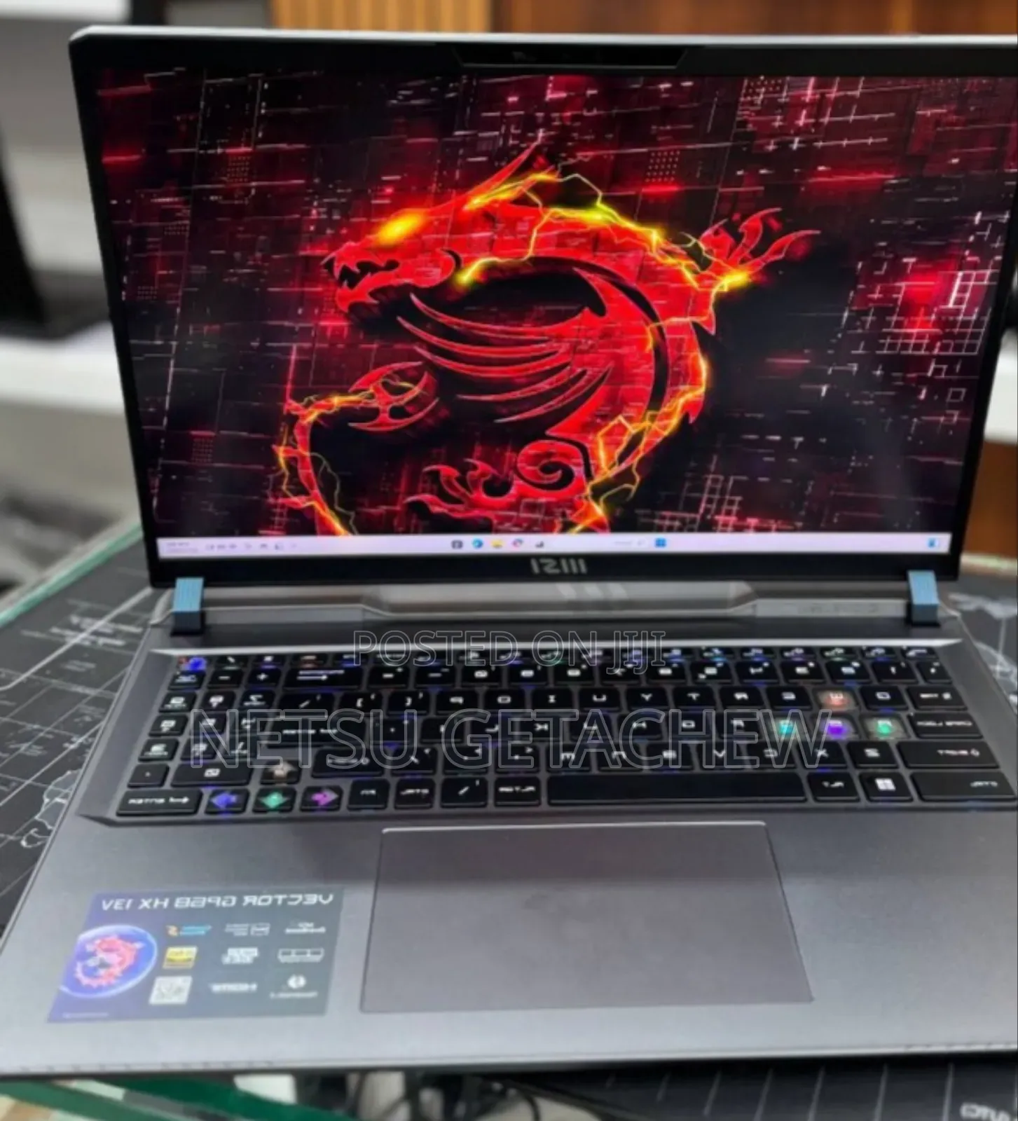 New Laptop MSI Vector GP68 HX 13V 16GB Intel Core I9 SSD 1T