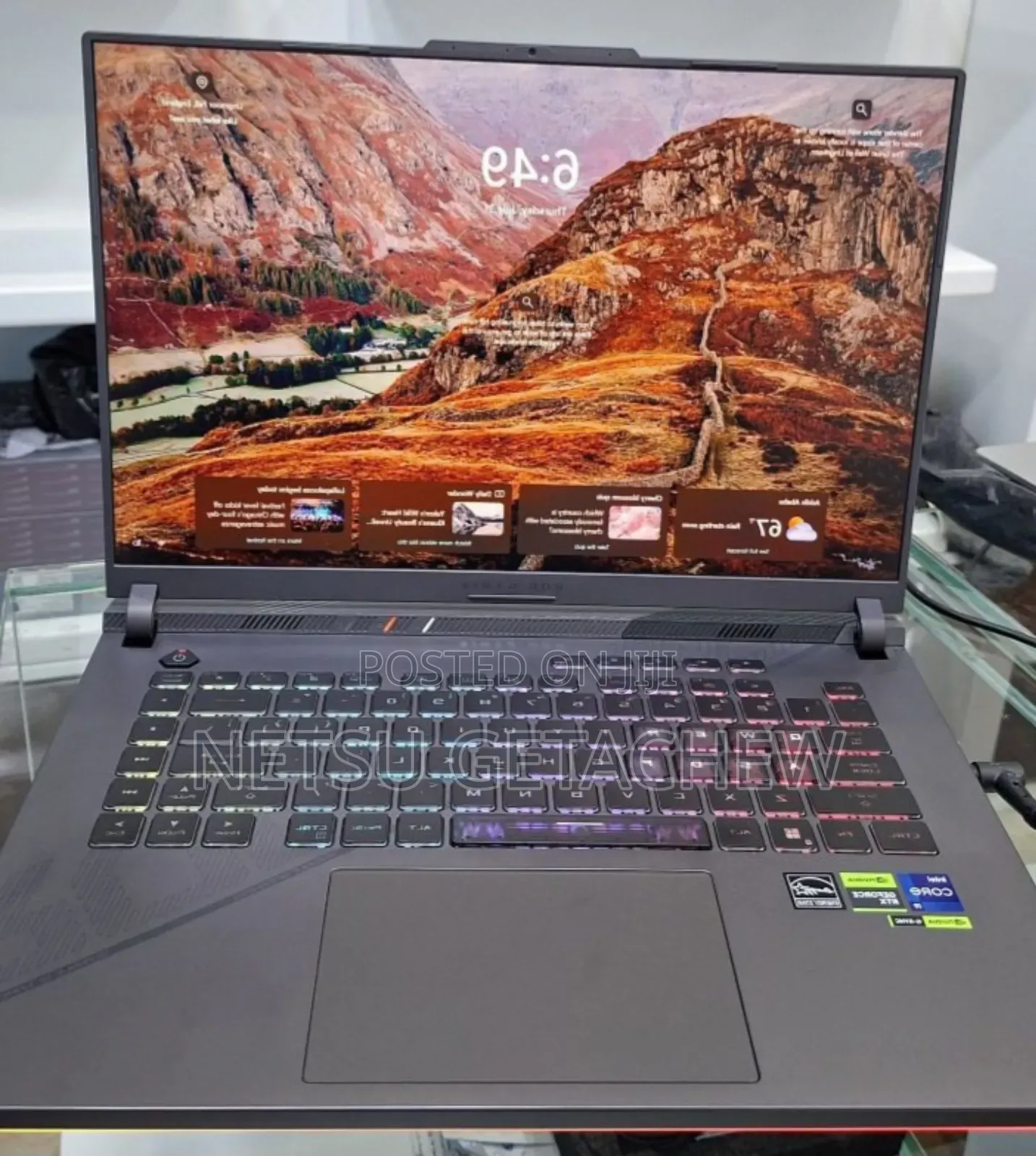 New Laptop Asus ROG Strix G15 32GB Intel Core I9 SSD 1T