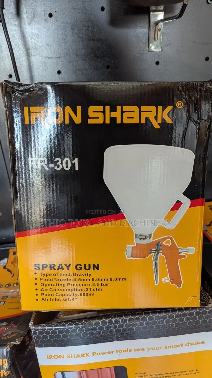 Iron Shark Paint Gun For Granite Pistola