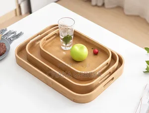 Photo -  Bamboo Pallet Serving Tray