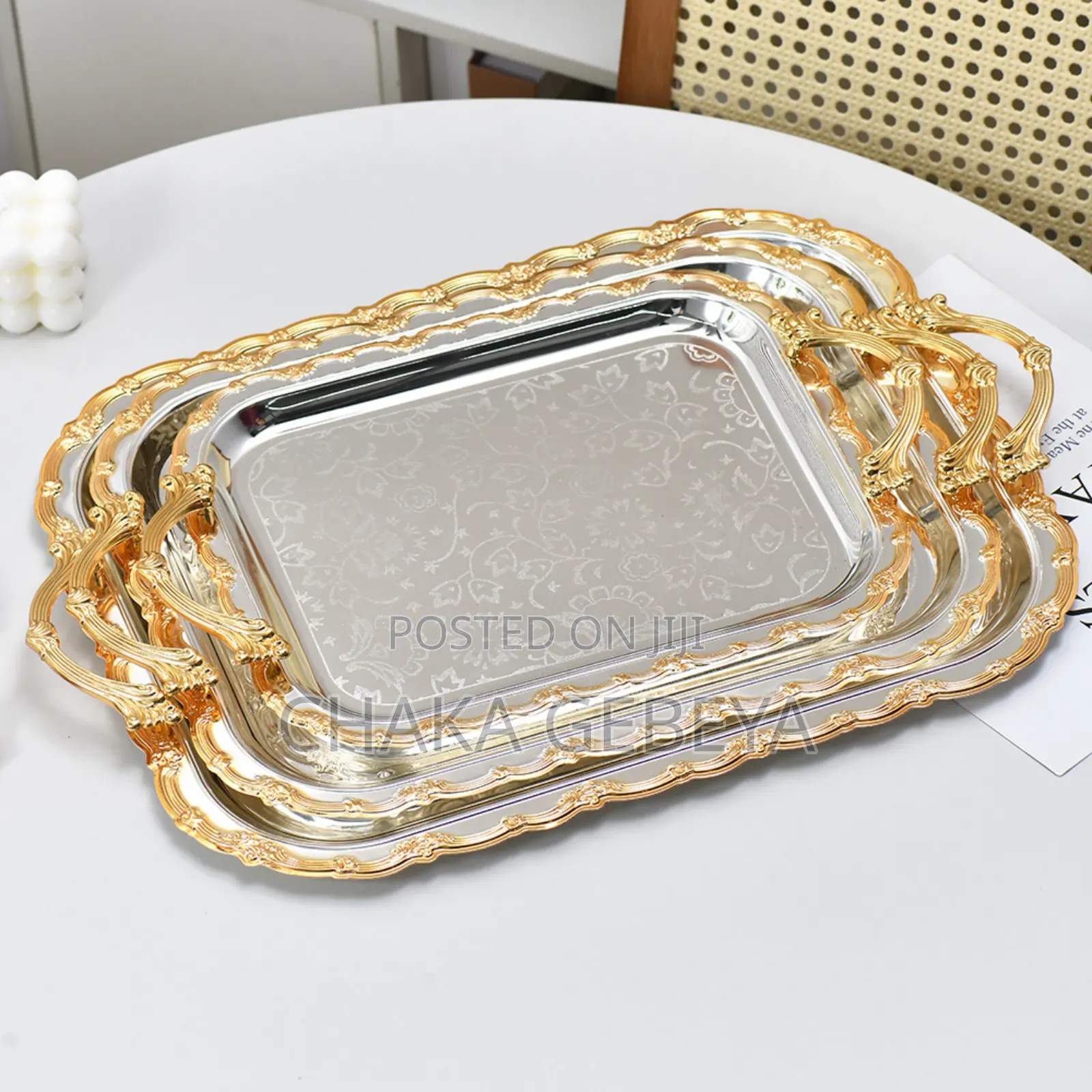  Acrylic 3pc Tray