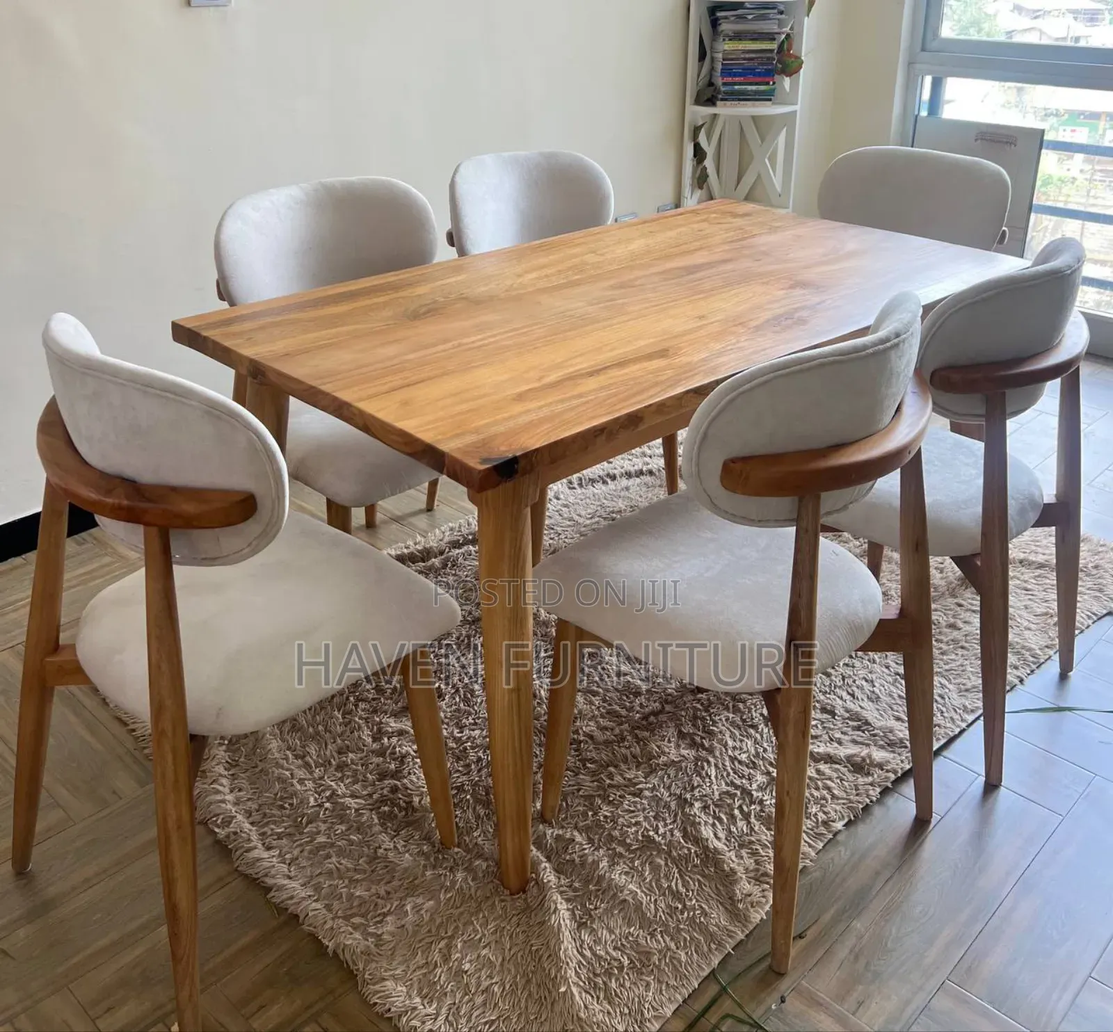 Open White With Brown Dining 1