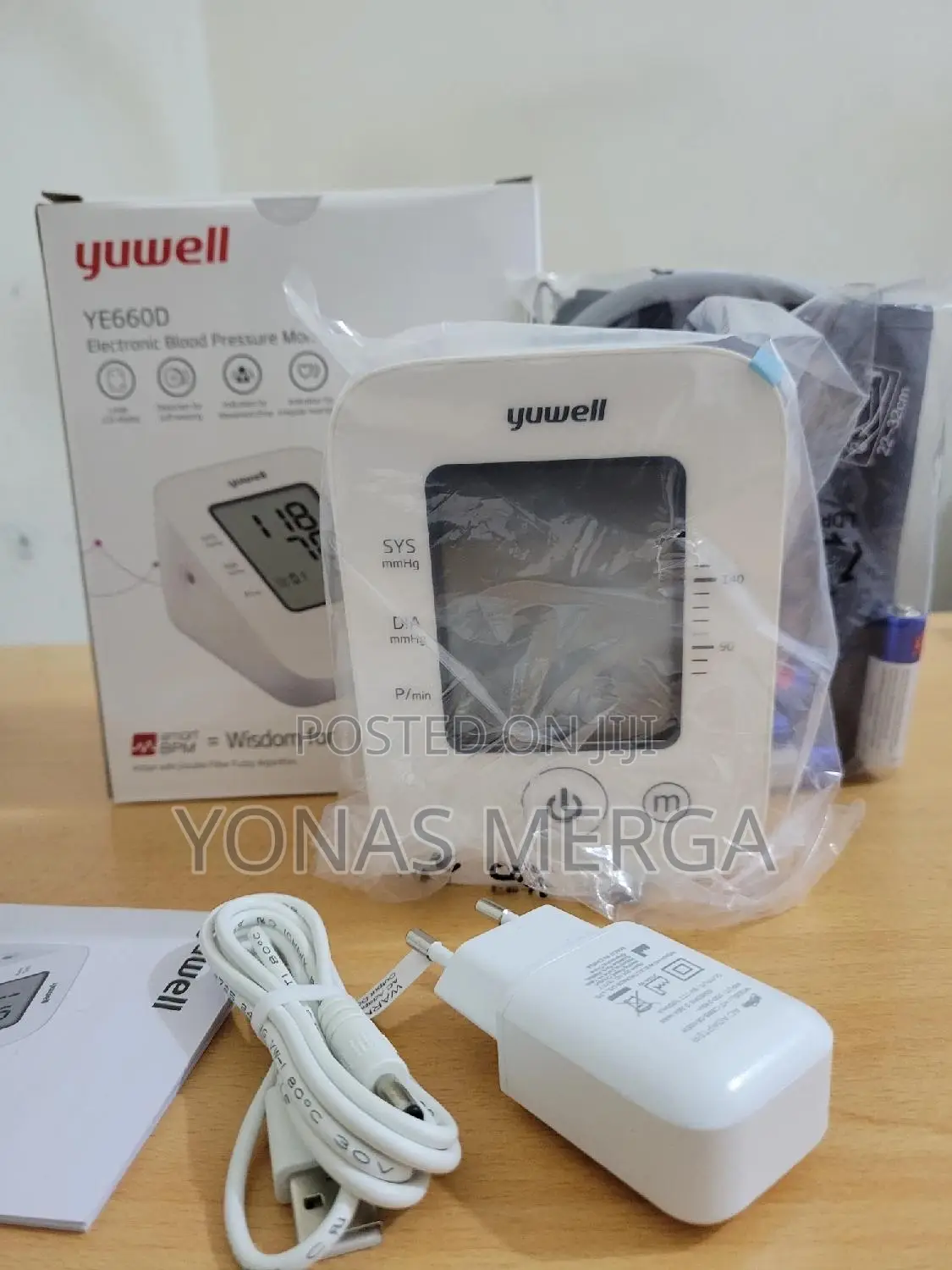 Yuwell Blood Pressure Monitor婚鎚cuff of Digital Blood Pressure朕宵bpm