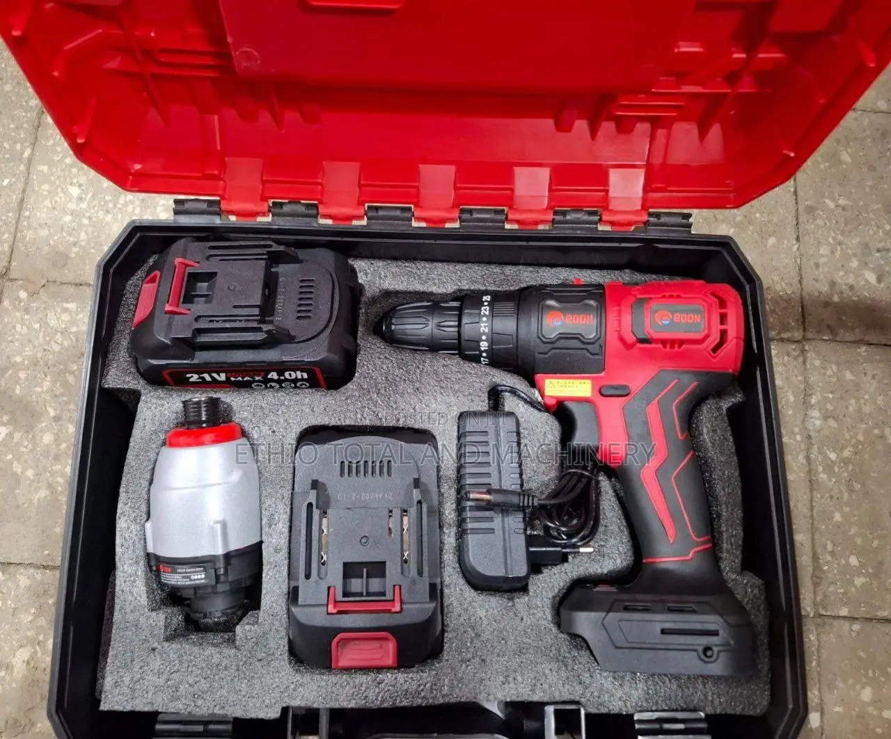 Edon 6-in-1 Multi-Functional Cordless Power Tool Kit.