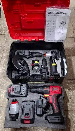 Edon 6-in-1 Multi-Functional Cordless Power Tool Kit.