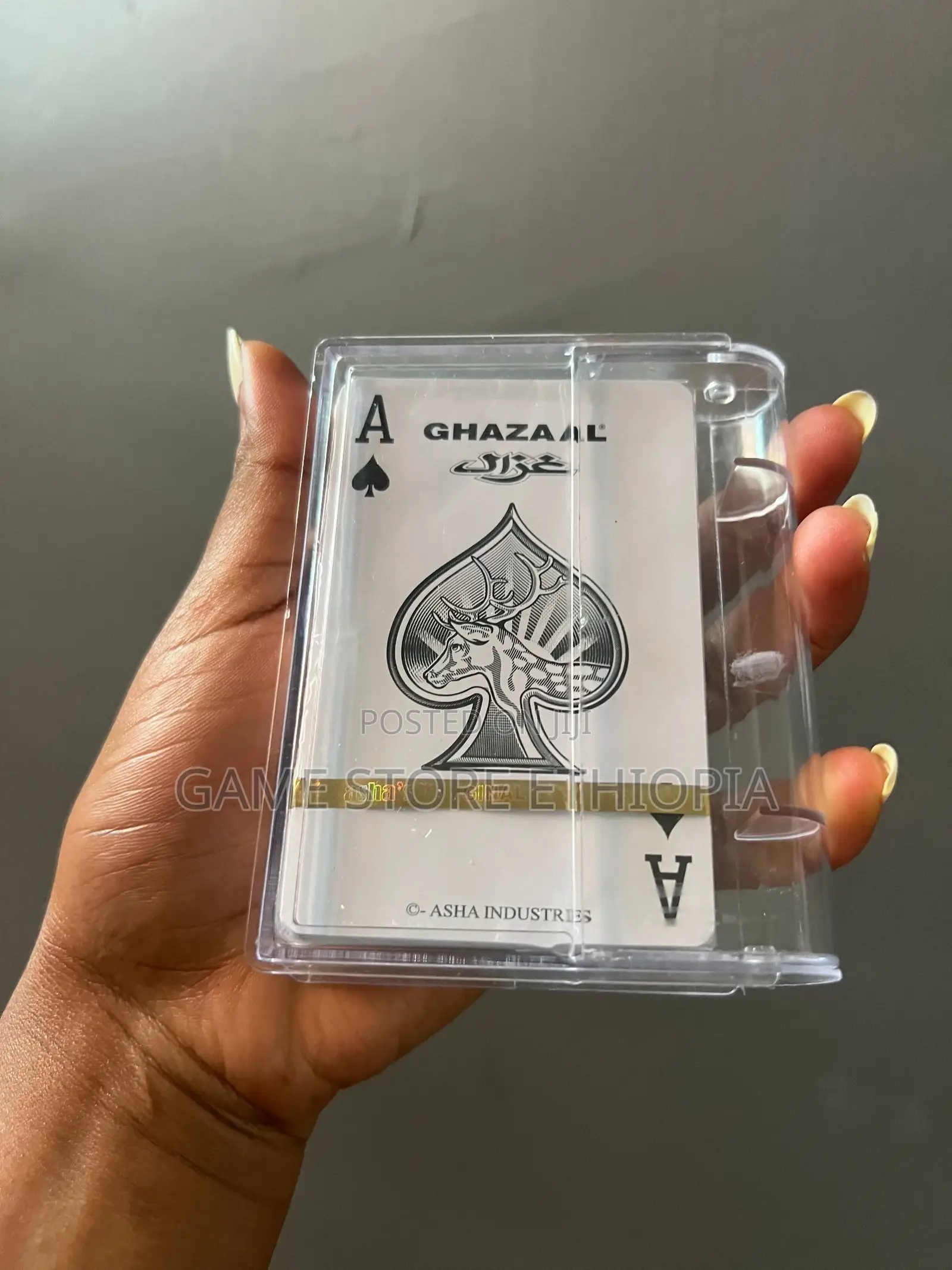 Plastic Playing Cards - Washable - Made in India የፕላስቲክ ካርታ - የሚታጠብ