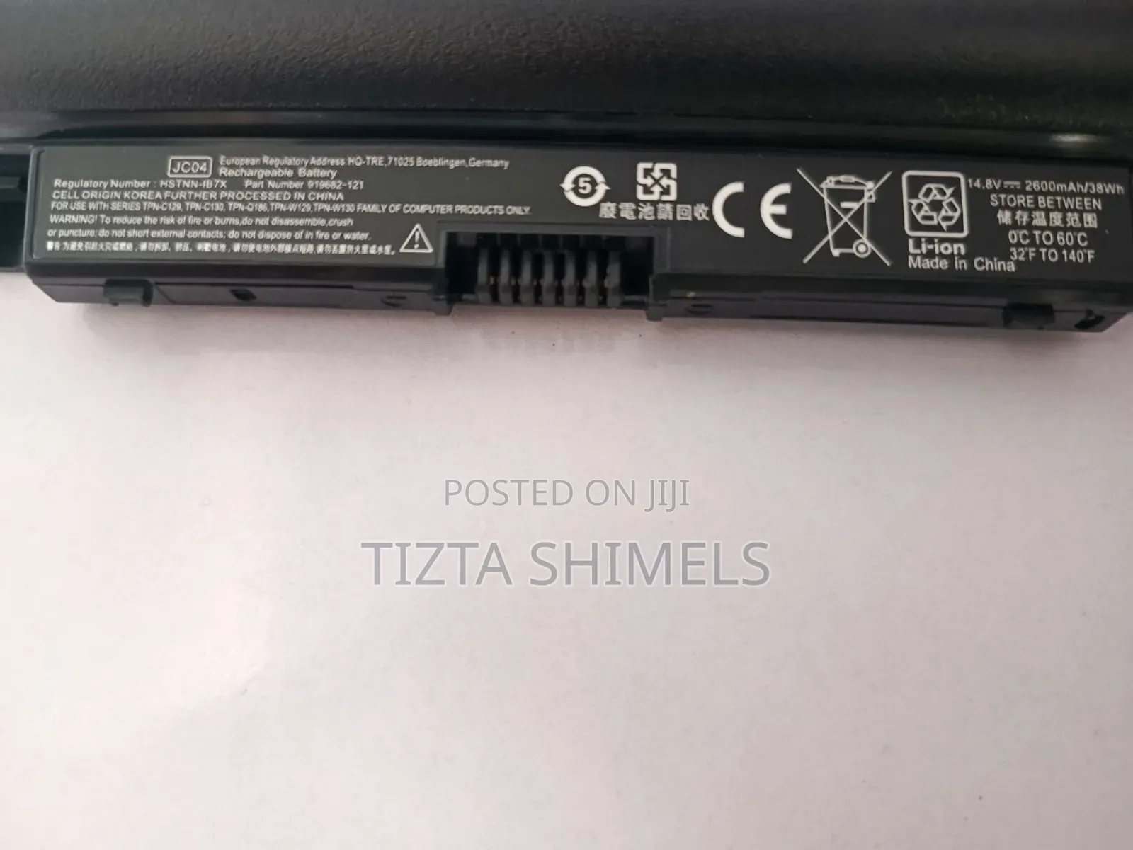Laptop Battery HPP Jc04 14.8v 2600mah
