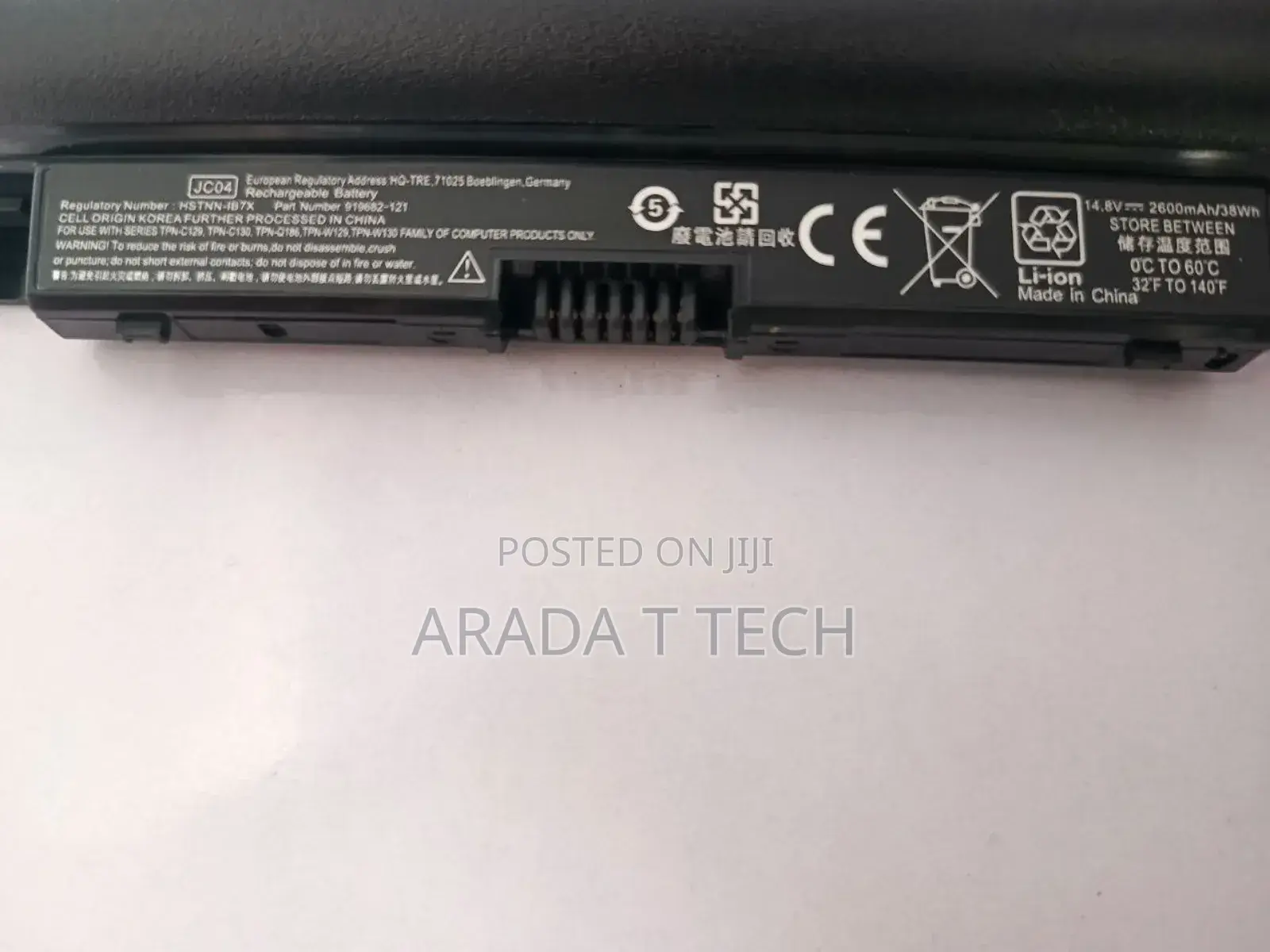 Laptop Battery HPP Jc04 14.8v 2600mah