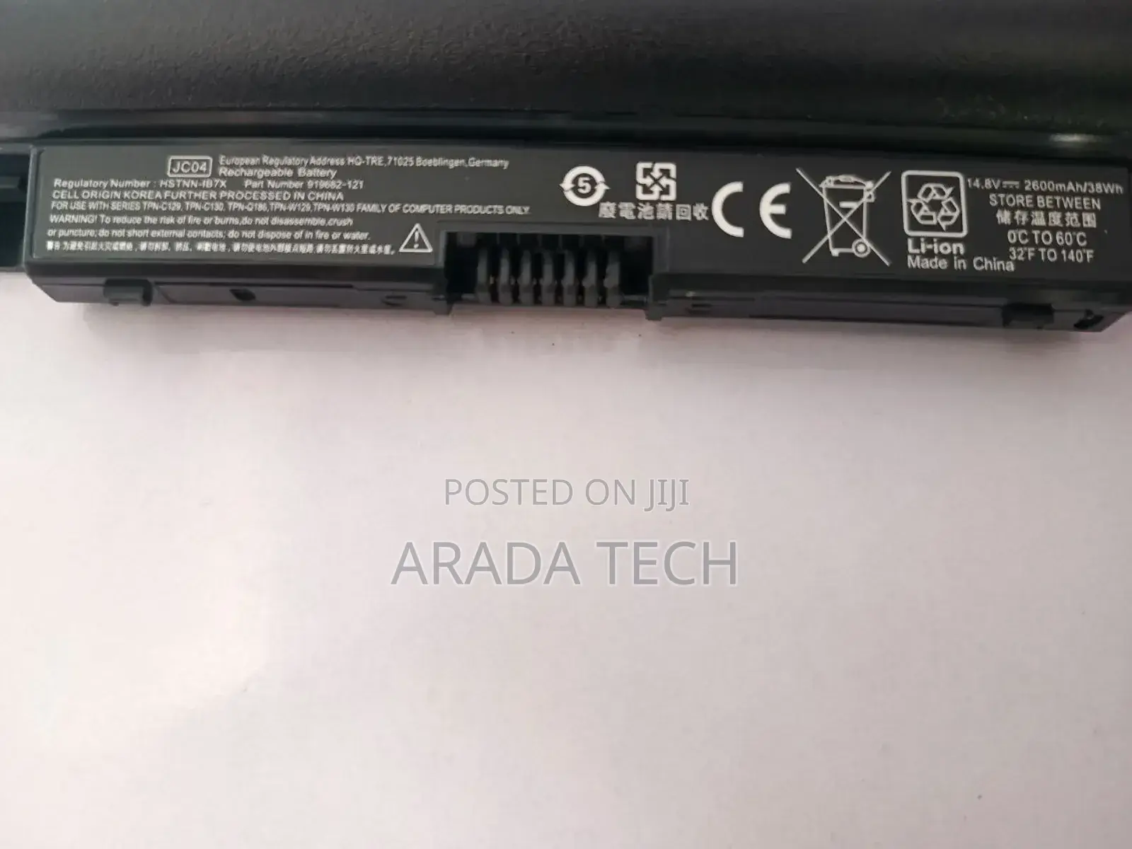 Laptop Battery HPP Jc04 14.8v 2600mah