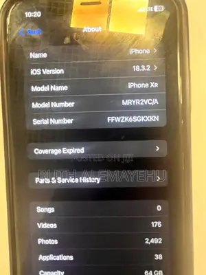 Apple iPhone XR 64 GB Black