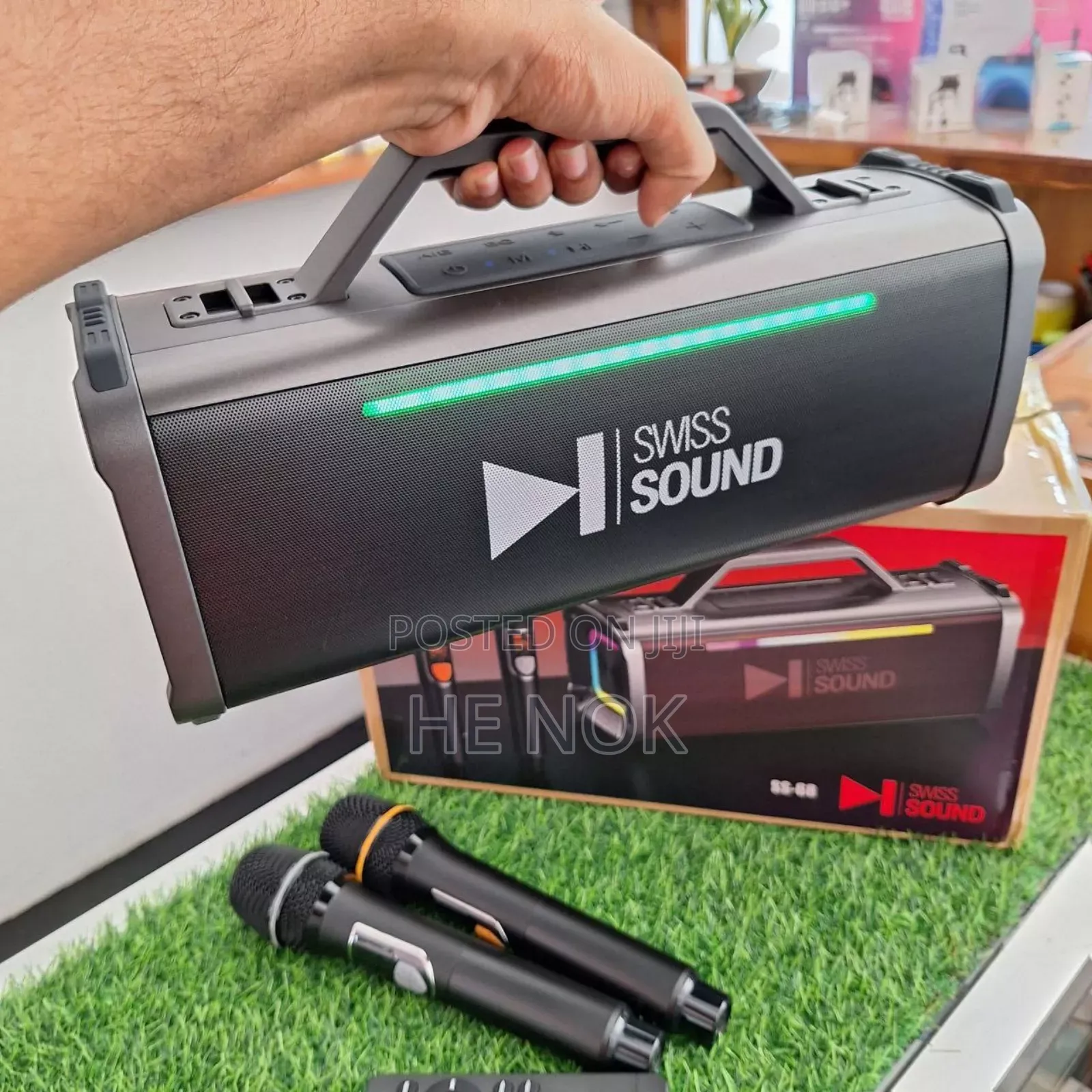 Swiss Sound Ss-68 Boombox Karaoke Speaker