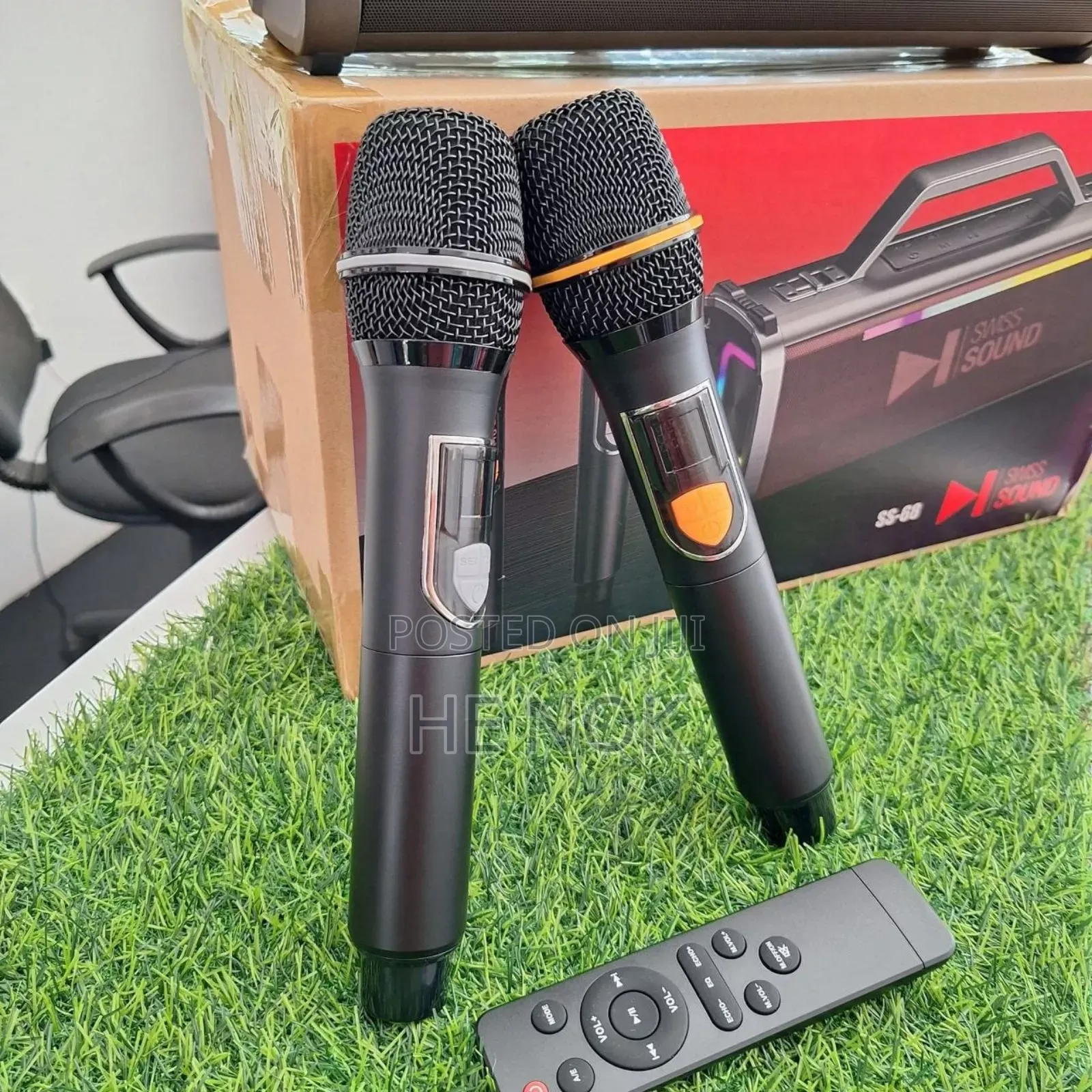 Swiss Sound Ss-68 Boombox Karaoke Speaker