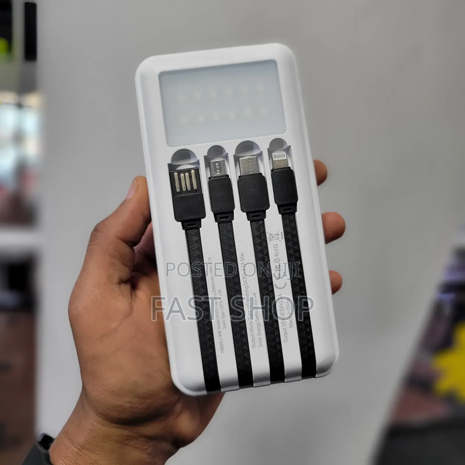 Hepu 20,000mah Solar Powerank