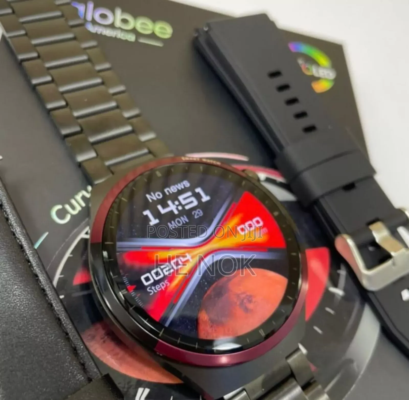 Watch 4 Pro+ Plus Sk39 Smart Watch With 3 Strap