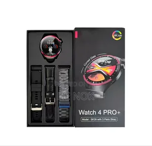 Watch 4 Pro+ Plus Sk39 Smart Watch With 3 Strap