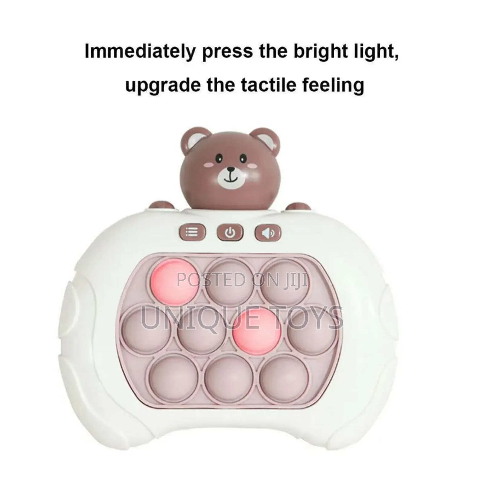 Teddy Quick Push Pop-It Game Console