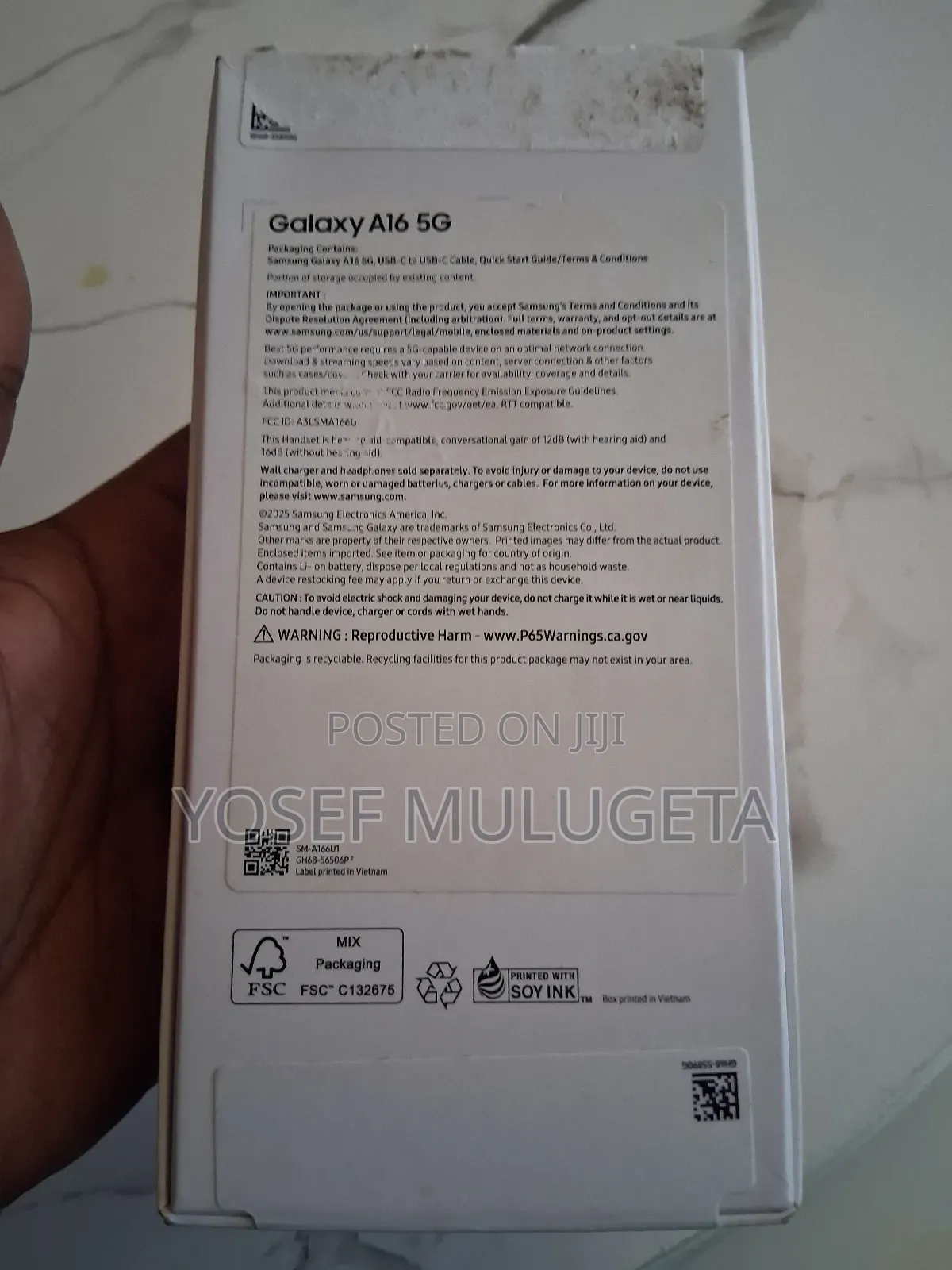 New Samsung Galaxy A16 5G 128 GB Black