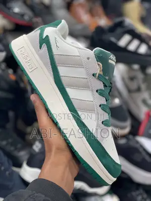 Adidas Green and White Mens Original Shoe