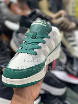 Adidas Green and White Mens Original Shoe