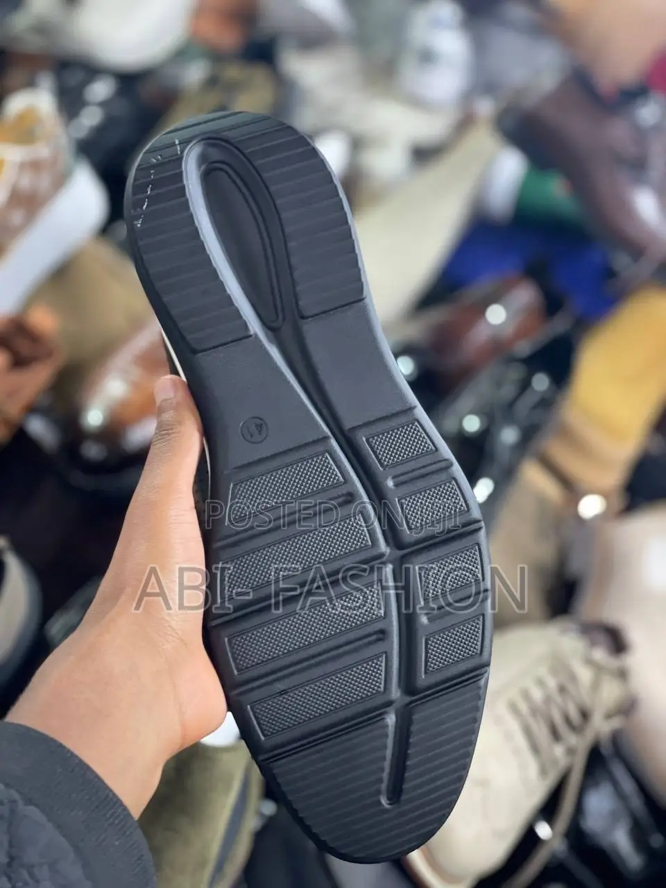 Men's Black Casual Leather Shoe