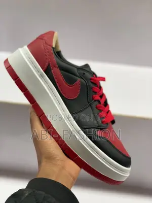 Photo - Air Jordan Red X White High Sole