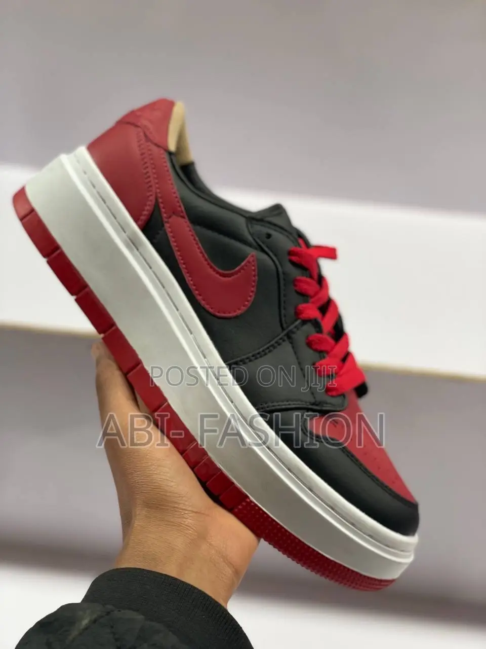 Air Jordan Red X White High Sole