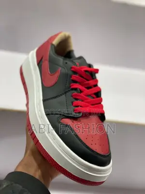 Air Jordan Red X White High Sole