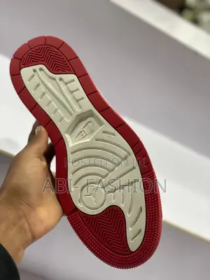 Air Jordan Red X White High Sole