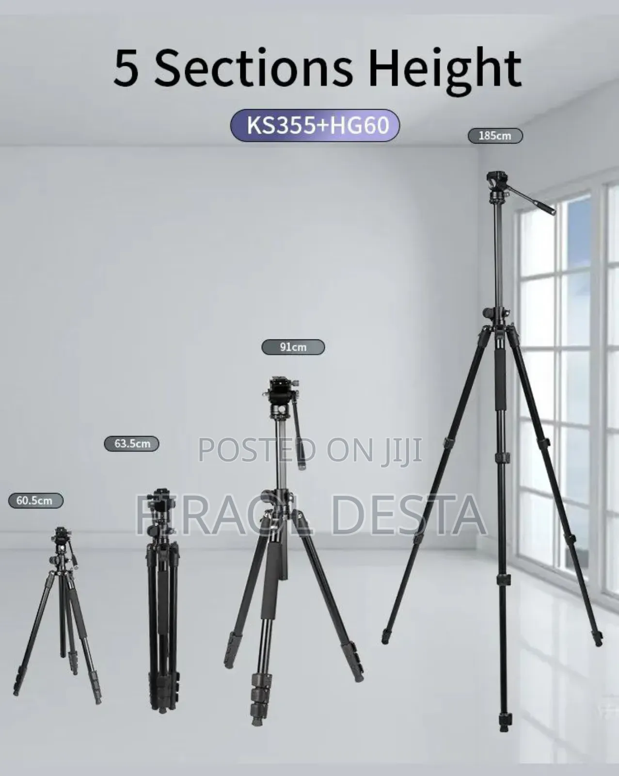 Jmary Ks355+Hg60 Tripod.