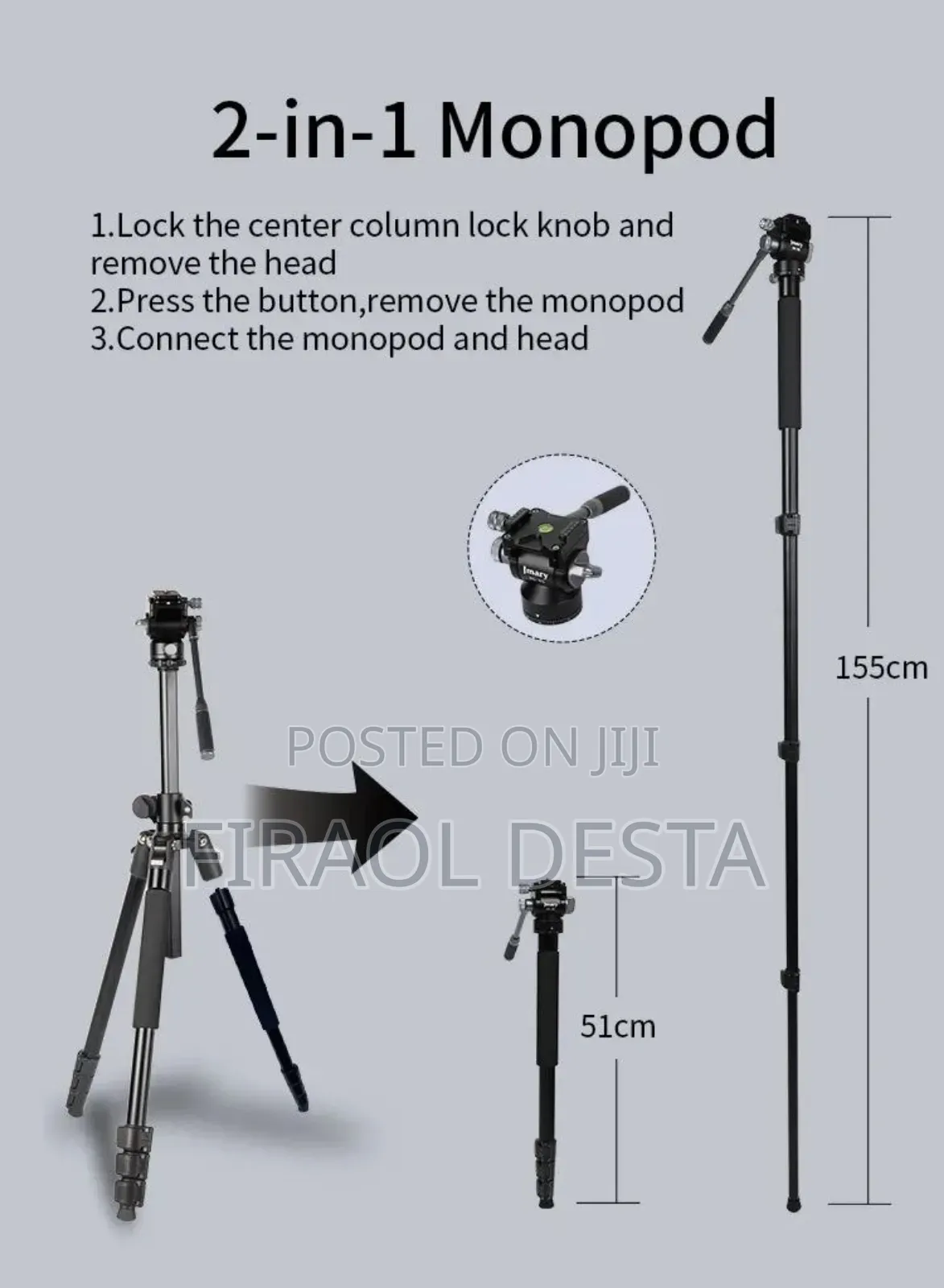 Jmary Ks355+Hg60 Tripod.
