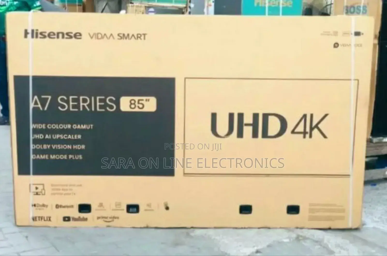 ♡♡Hisence 85" Uhd Tv A7◇◇10year Warranty Free Delivery