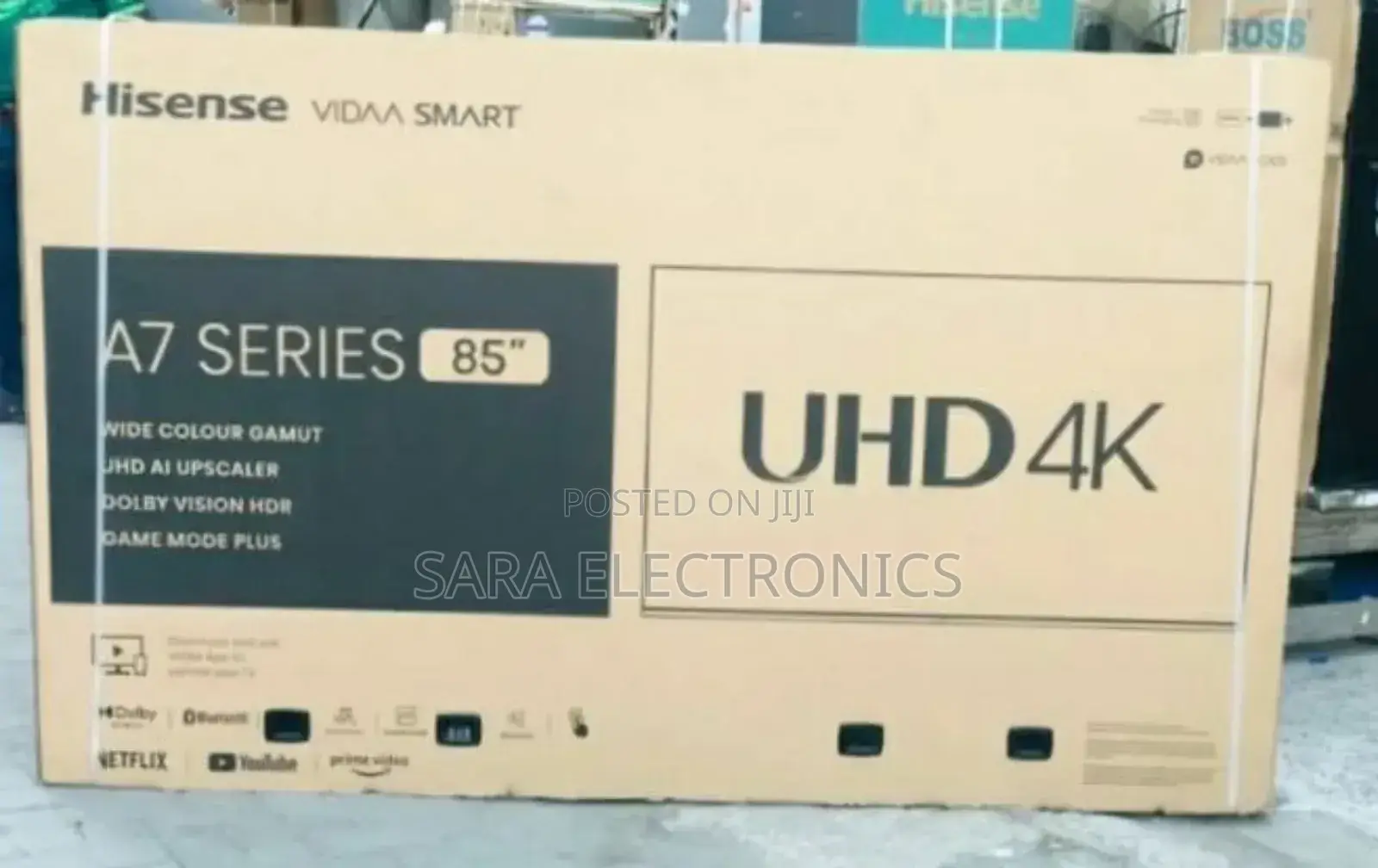 ♡♡Hisence 85" Uhd Tv A7◇◇10year Warranty Free Delivery