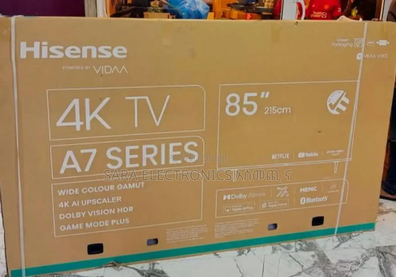 Hisence 85" A7 Series Tv ♤New Model ♤5year Warranty Free Delivery