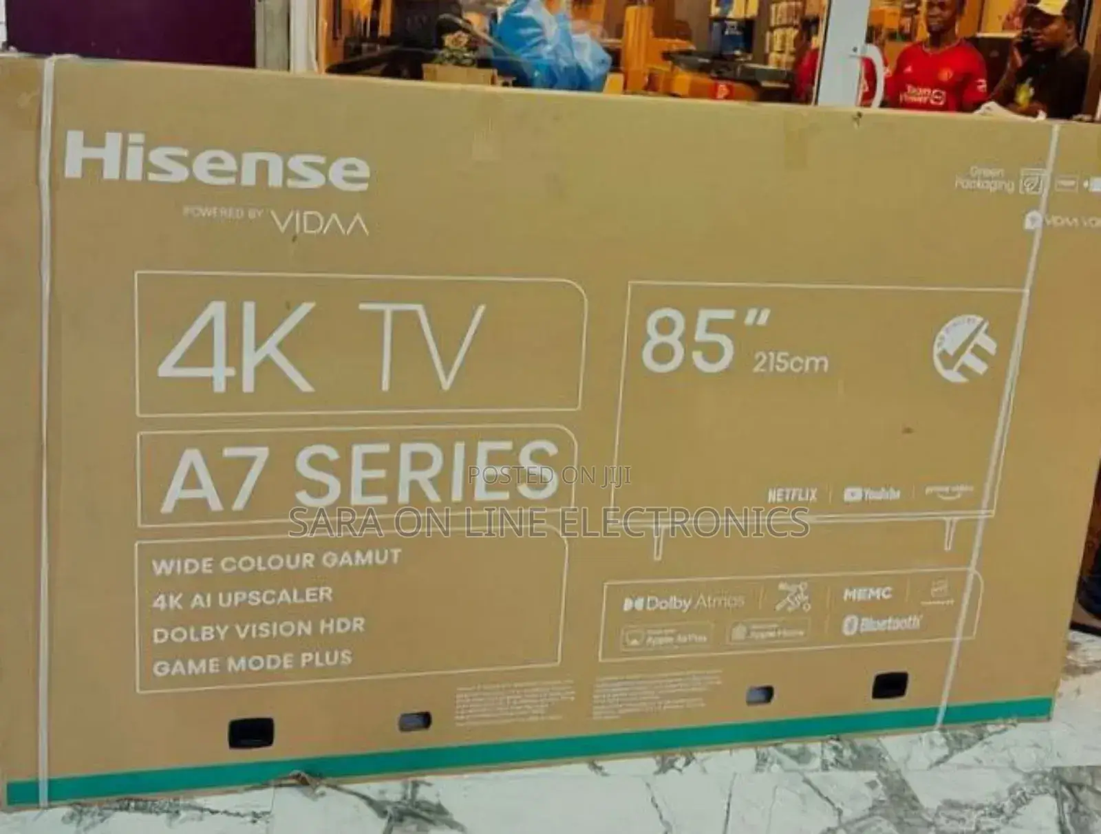 Hisence 85" A7 Series Tv ♤New Model ♤5year Warranty Free Delivery