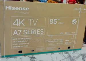 Hisence 85" A7 Series Tv ♤New Model ♤5year Warranty Free Delivery