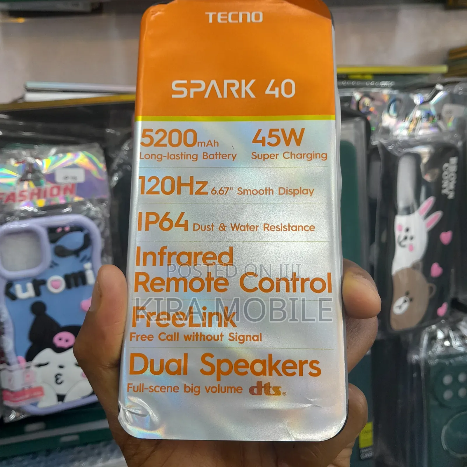 New Tecno Spark 40 128 GB Gray