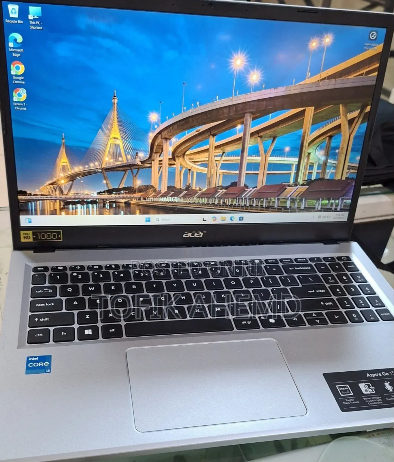 New Laptop Acer Aspire 5 16GB Intel Core I3 SSD 256GB