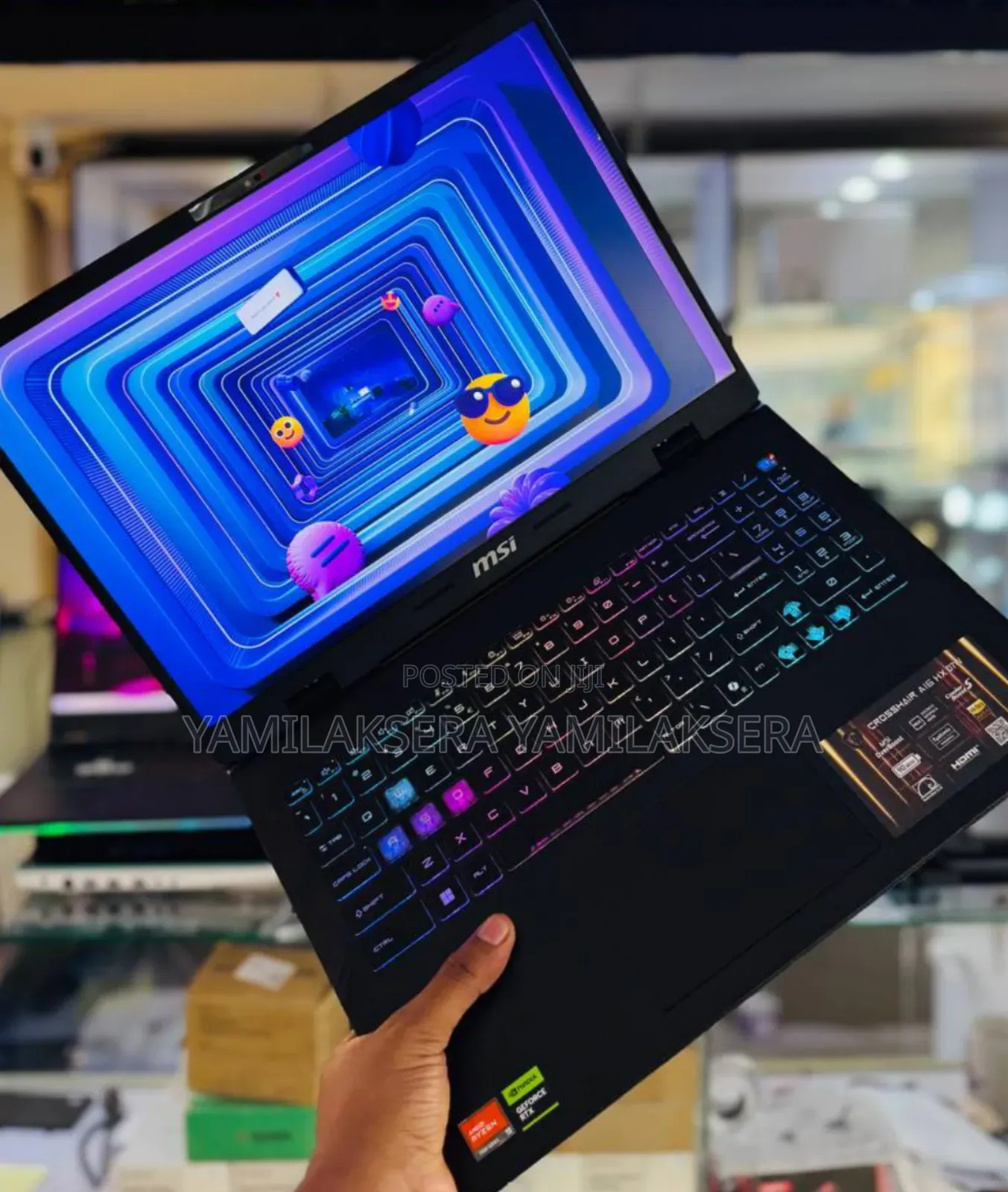 New Laptop MSI Crosshair 15 16GB AMD Ryzen 9 SSD 1T