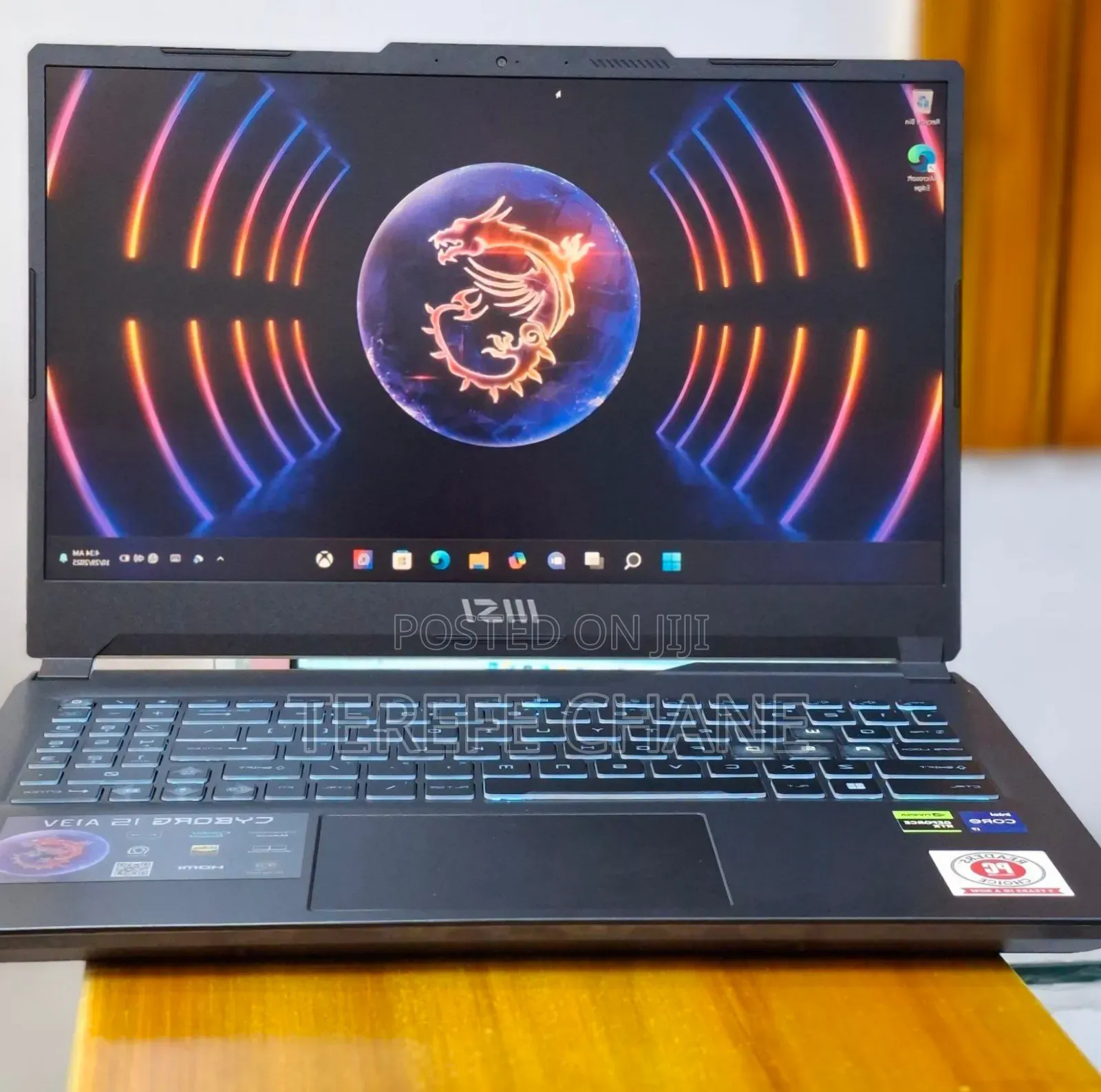 New Laptop MSI Cyborg 15 16GB Intel Core I7 SSD 512GB