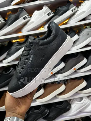 Photo - Lacoste Original Flat Lather Men's Shoe's Italy